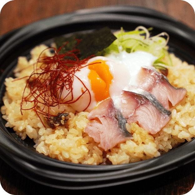 天喰家の自家製へしこおにぎり